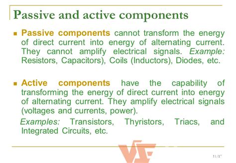 active and passive components ppt|Difference between Active components and Passive components.